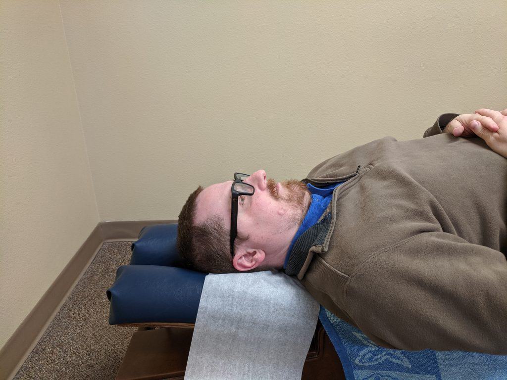 Demonstration - bad neck position