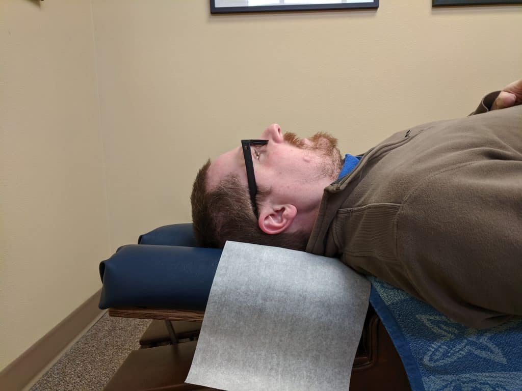 Demonstration - good neck position