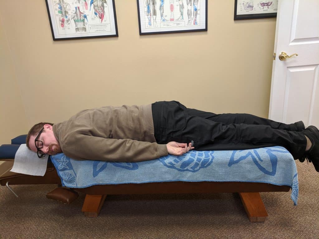 Back sleep position demonstration